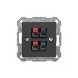 Kõlaripesa Liregus Retro, matt must v.