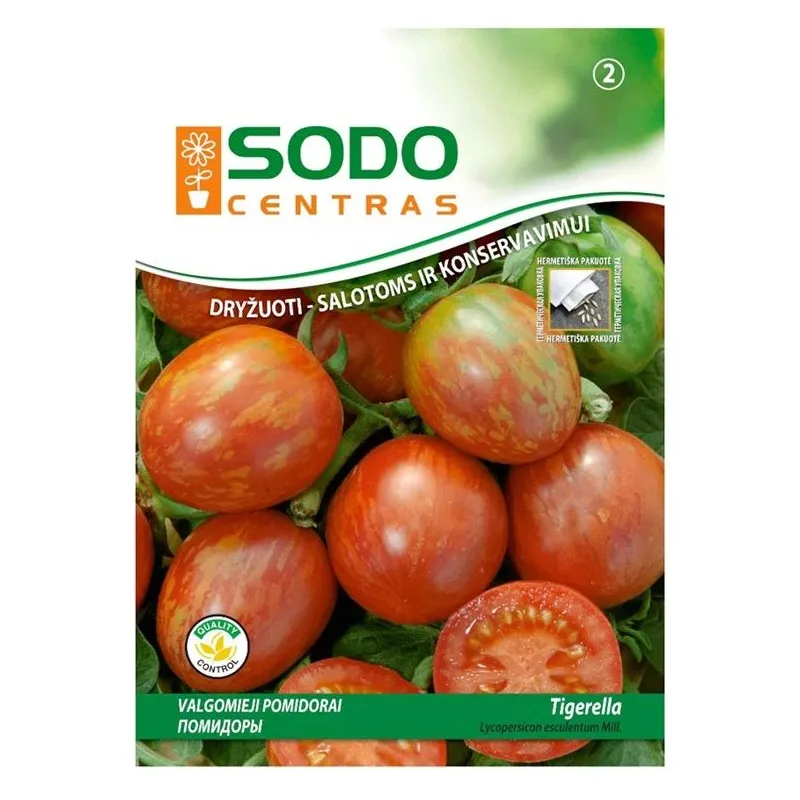Sēklas Garden Center, tomāti Tigerella, 1 g