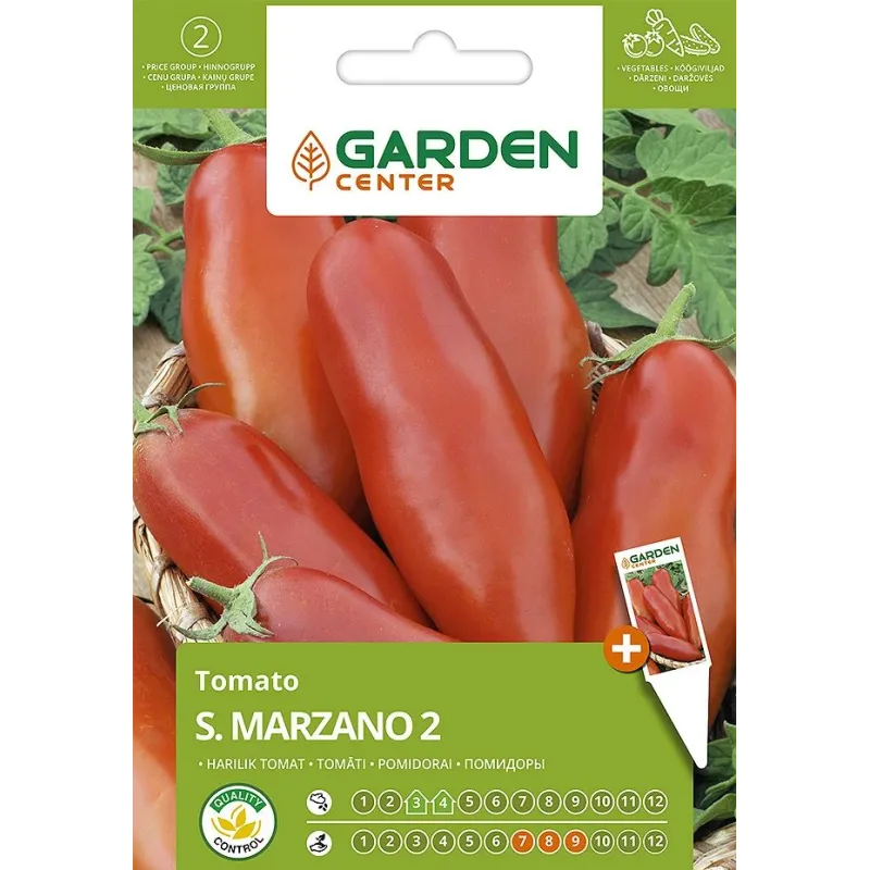 Sēklas Garden Center, tomāti S. Marzano 2, 0.2 g