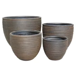 Puķu pods lt13793-4s p96 d30 h25 brūns