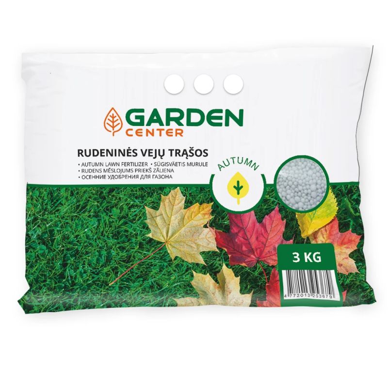 Rudens mēsl. zālienam garden center 3 kg