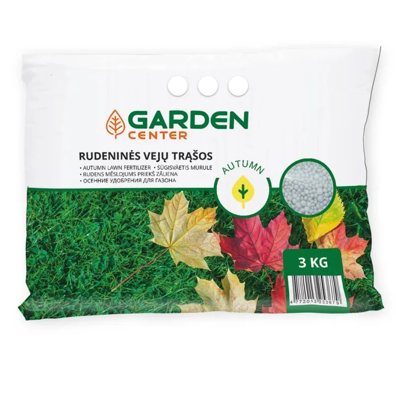 Rudens mēsl. zālienam garden center 3 kg
