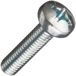 Kruvi DIN 7985 Haushalt, 4 mm x 16 mm, 60 tk