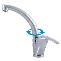 Kitchen Mixer Domoletti Selenga Eco DSEE006.5-2, Chrome