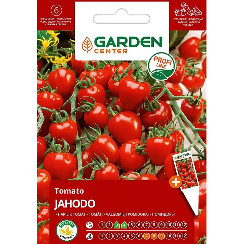 Sēklas Garden Center, tomāti JAHODO, 0.1 g
