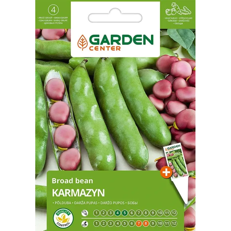 Sēklas Garden Center, pupas KARMAZYN, 8 g