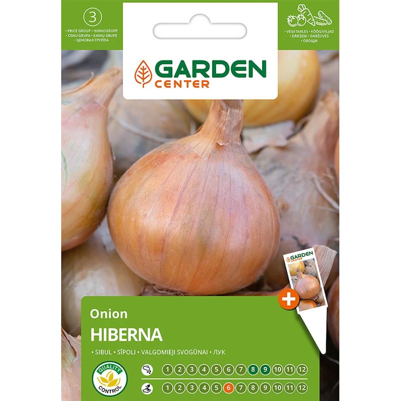 Sēklas dārzeņu sīpoli hiberna 1g