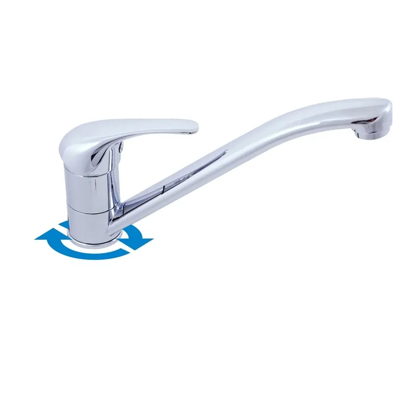 Virtuves jaucējkrāns Domoletti Selenga Eco DSEE005.5, hroma krās.