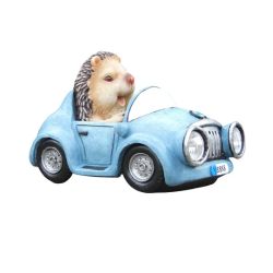 Dekorācija ezis mašīnā 25.2x15.4x16.4cm