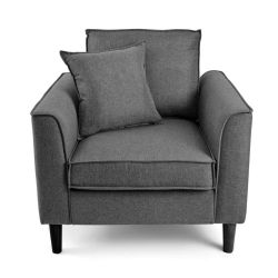 Atzveltnes krēsls pelēks marrero