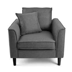 Krėslas Domoletti MARRERO 1, šviesiai pilka sp., 83 cm x 85 cm x 82 cm