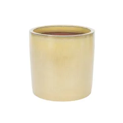 Цветочный горшок Domoletti GG.6694.024 CL.GI.442, керамика-глина, желтый