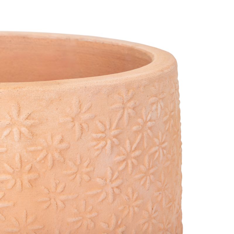 Puķu pods Domoletti TC.6708.024, keramika-māls, brūna