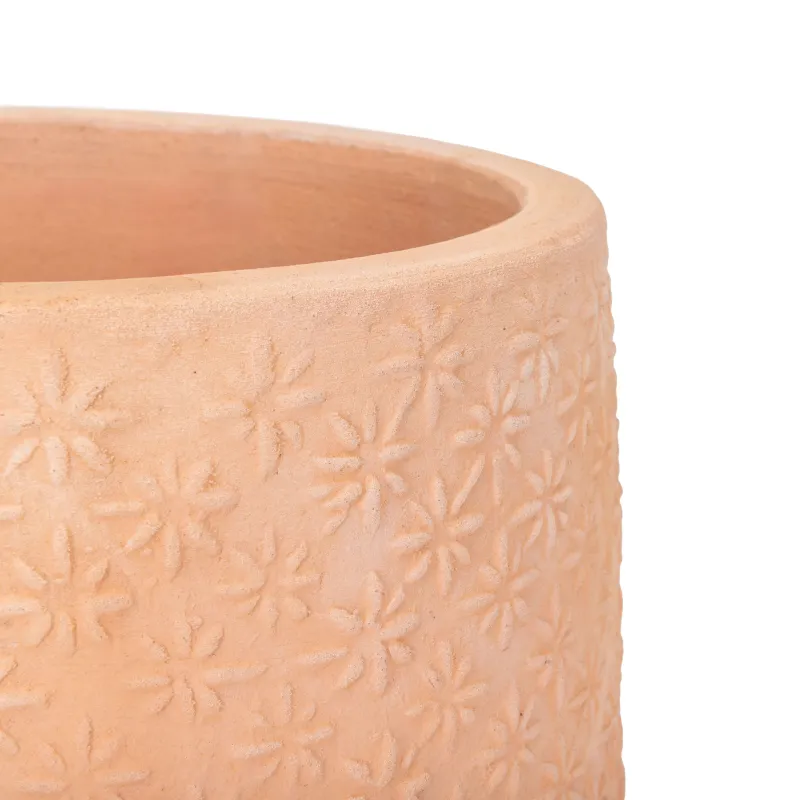 Puķu pods Domoletti TC.6708.018, keramika-māls, brūna