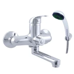 Vonios maišytuvas su dušo komplektu Domoletti Selenga Eco DSEE051.5-1, chromo sp.