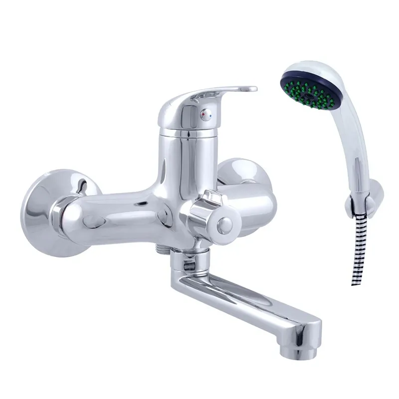 Vannas maisītājs ar dušas komplektu Domoletti Selenga Eco DSEE051.5-1, hroma krās.