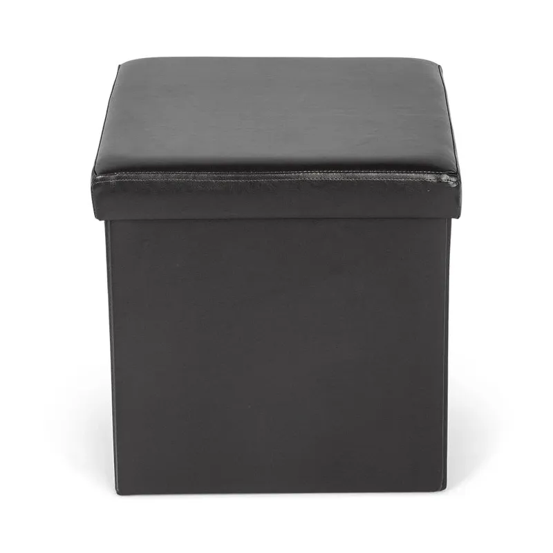 Tumba Domoletti 53000010503, must v., 38 cm x 38 cm x 38 cm