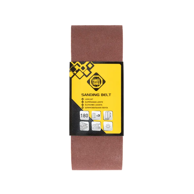 Slīpēšanas lente Forte Tools 180, 180, 457 cm x 75 cm, 3 gab.