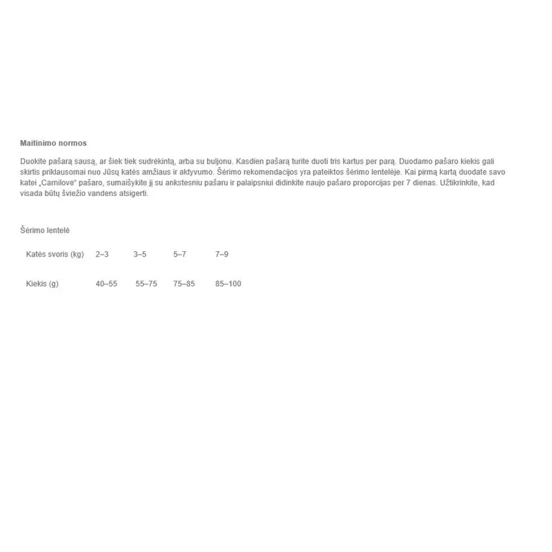 Sausas kačių maistas Carnilove, antiena, 2 kg