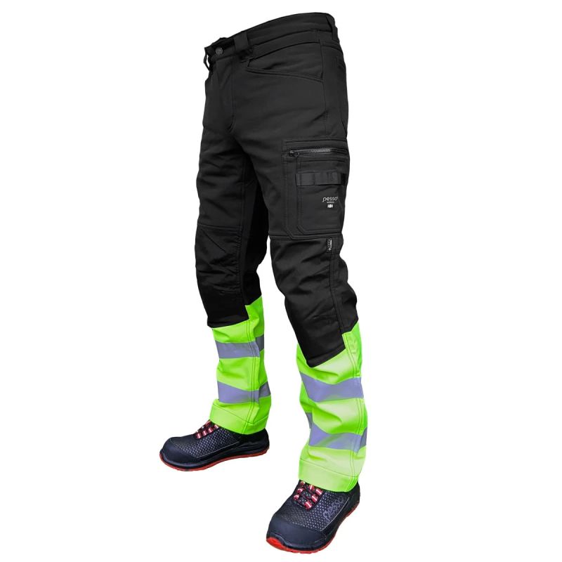Bikses softshell mercury hi-vis meln c54