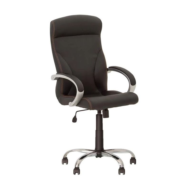 Darba krēsls Nowy Styl Riga Comfort Eco-30, 52.5 x 49 x 126 cm, melna krās.