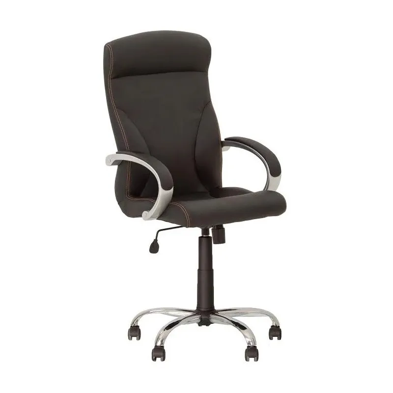 Darba krēsls Nowy Styl Riga Comfort Eco-30, 52.5 x 49 x 126 cm, melna krās.