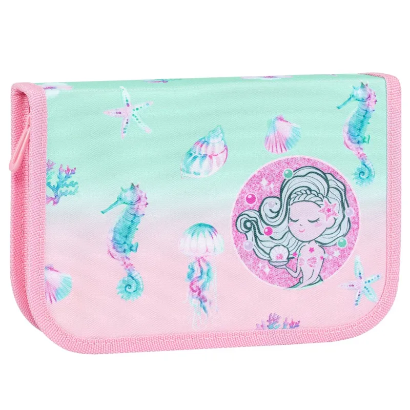 Penālis Tiger Family TGAS-025D01, 19.5 cm x 3 cm, mint-rozā