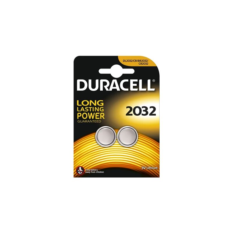 Duracell patarei CR 2032 3V liitium 2tk.