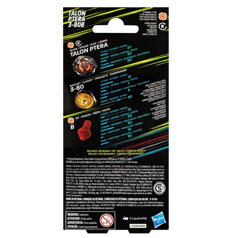 Beyblade rotaļlietas Hasbro Beyblade X Booster F9590, ,krāsa-dizains tiek izvēlēts nejauši,