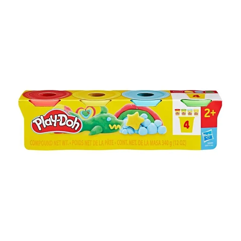 Veidošanas pasta Hasbro Play-Doh Compound 4-pack
