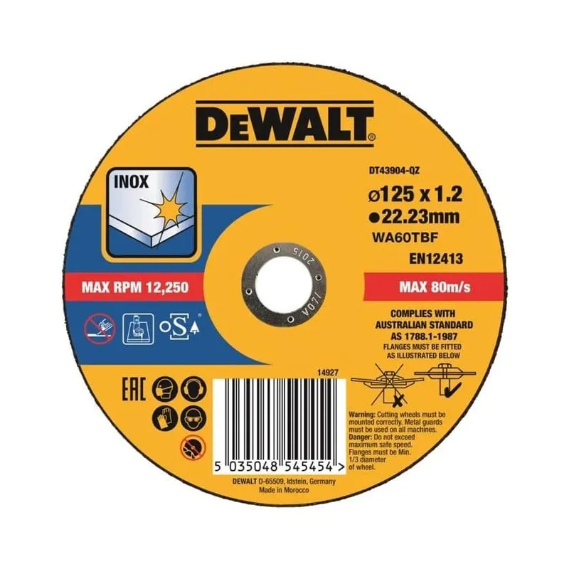 Disks tērauda griešanai 125X1.2MM