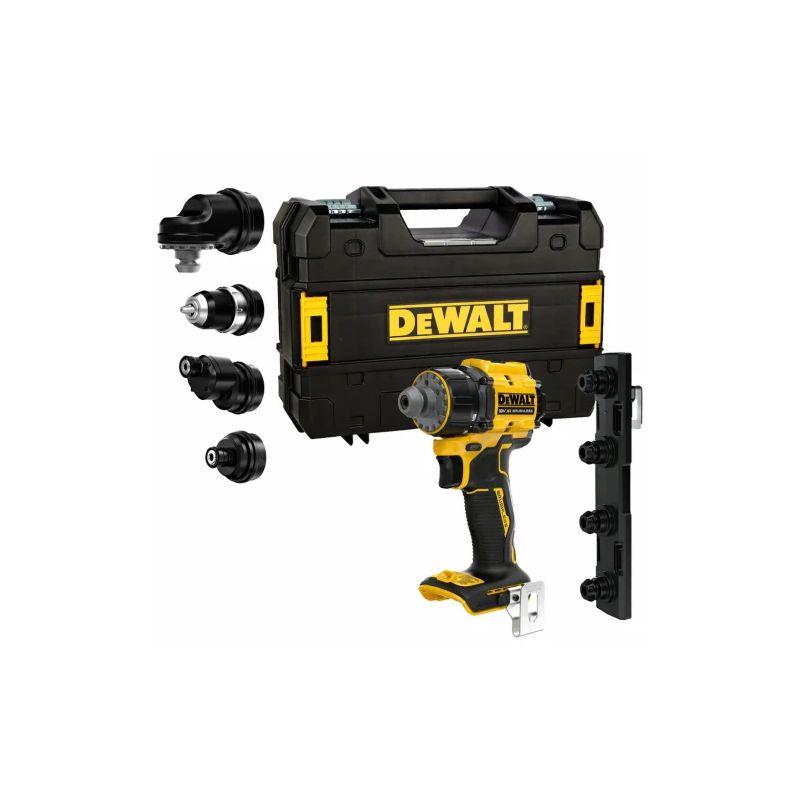 DeWALT Urbjmašīna-skrūvgriezis MULTI-HEAD 18V b-a TSTAK