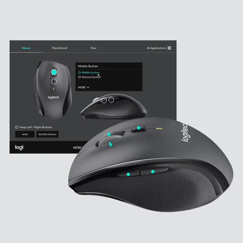 Logitech M705 black ,910-006034,