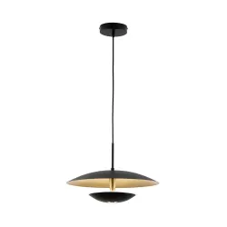 Lampa piekaramā monica 16w 3k meln-zelta