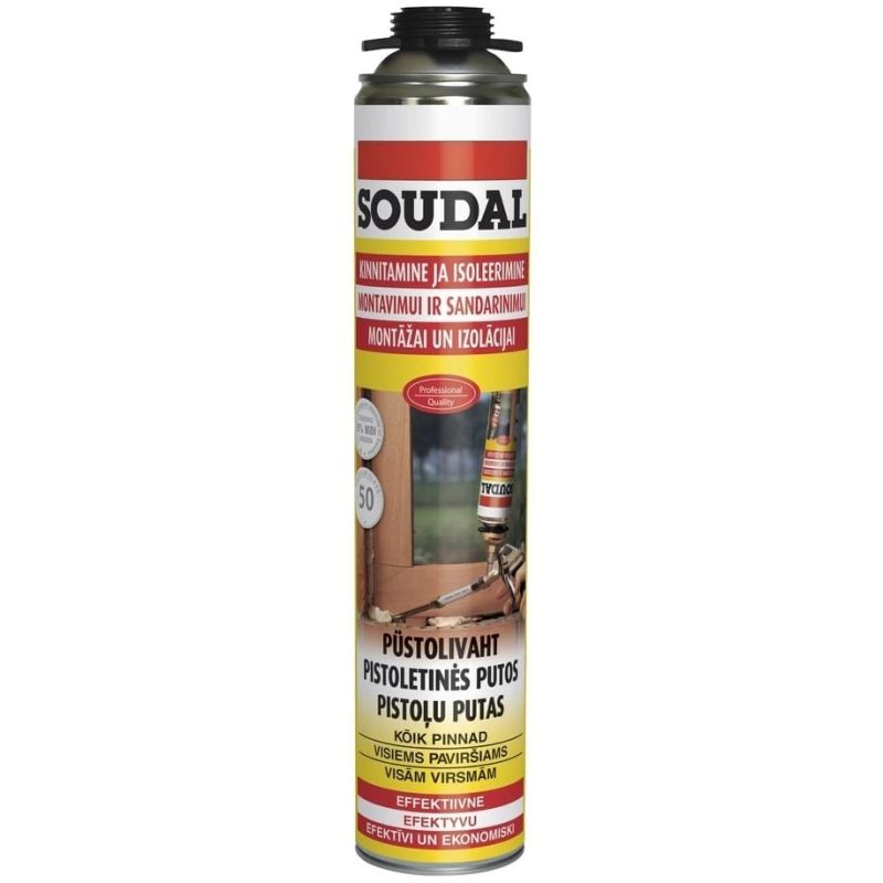 Putas soudafoam yellow gun soudal 750ml