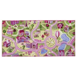 Paklājs sweet town ruž 0.95x2.0