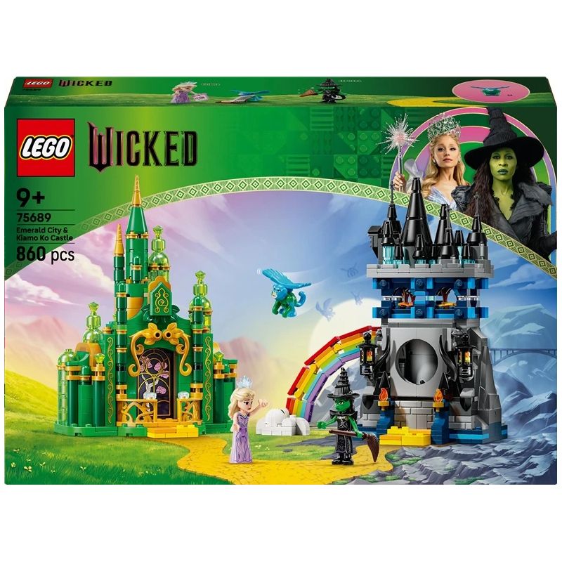 Konstruktorius LEGO Wicked Emerald City & Kiamo Ko Castle 75689, 860 vnt.