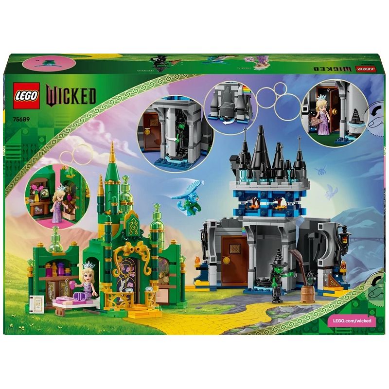 Konstruktorius LEGO Wicked Emerald City & Kiamo Ko Castle 75689, 860 vnt.