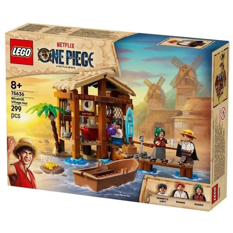 Konstruktors LEGO One Piece Windmill Village ciema būda 75636, 299 gab.