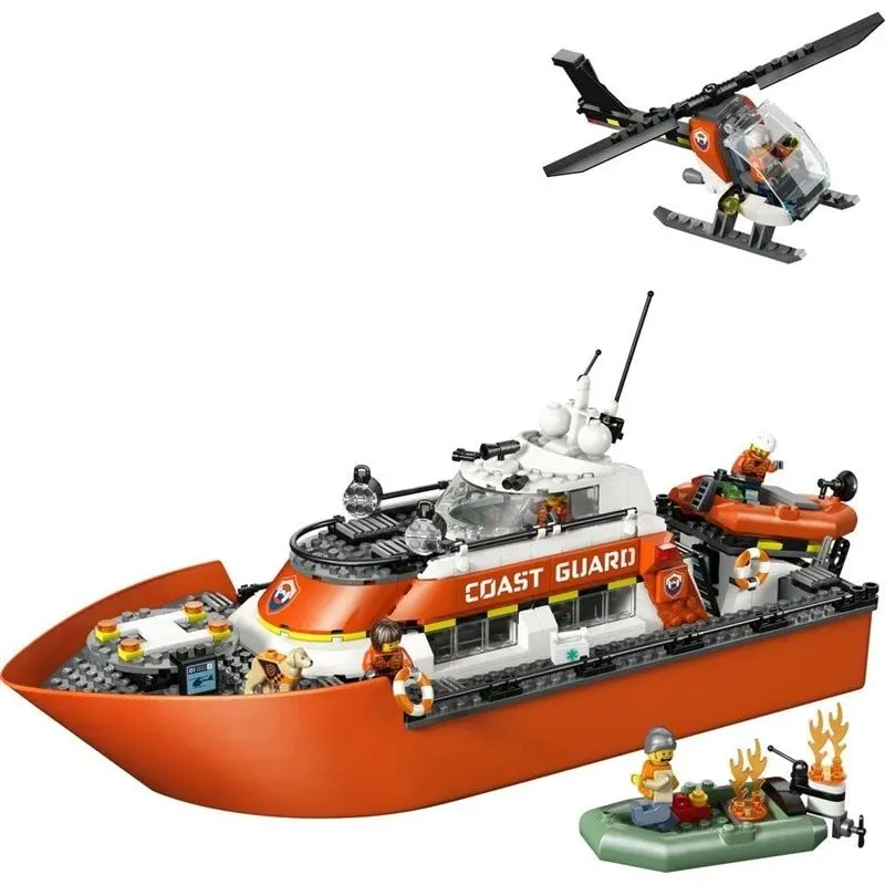 LEGO City glābšanas laivas konstruktors 60504. 742 gab.