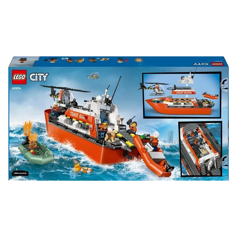 LEGO City glābšanas laivas konstruktors 60504. 742 gab.