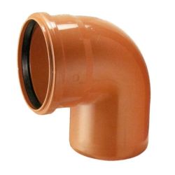 Колено для уличной канализации Magnaplast, 110 мм, 87 град