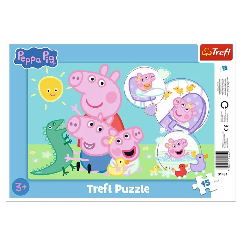 TREFL PEPPA PIG Puzle, 15 gab.