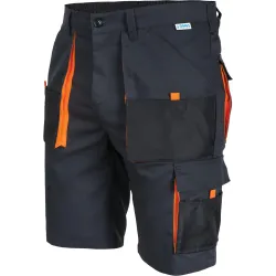 Tööpüksid Sara Workwear King 11011, must v.-oranž v., LS suurus