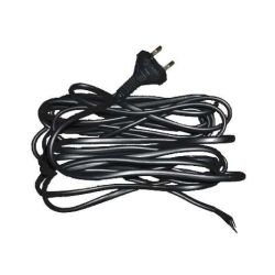 Vads ar spraudni Zamel, 5 m, 250 V, melna krās.