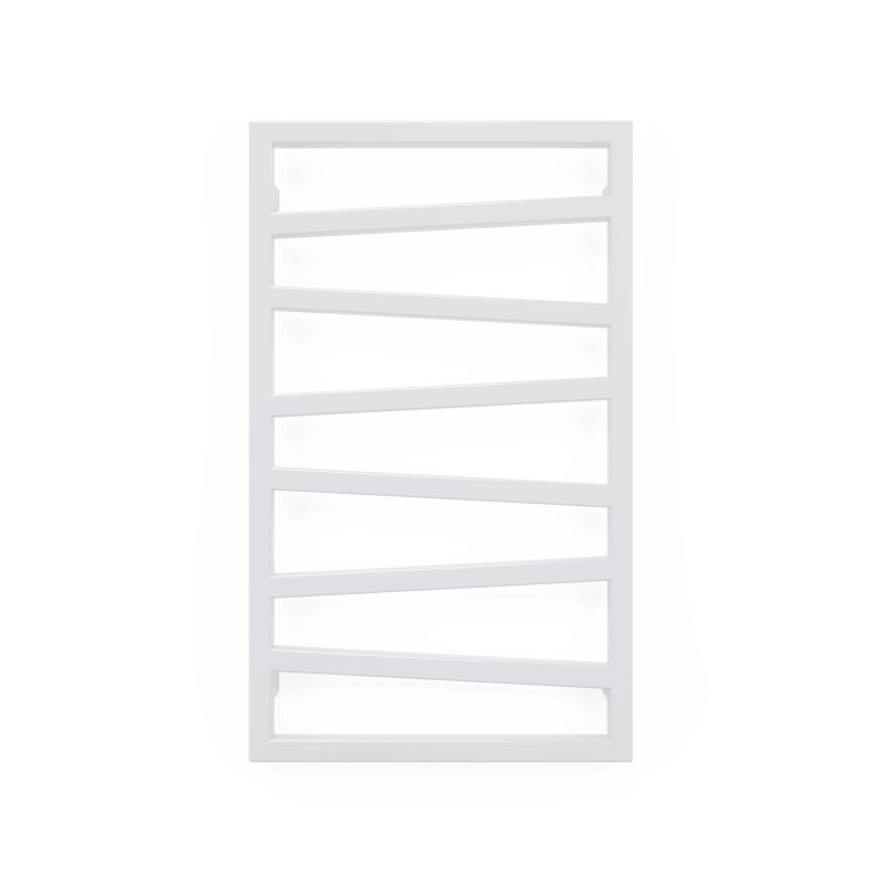 Ar ūdeni apsildāms dvieļu žāvētāja stienis Terma ZigZag, ral 9016 krās., 50 cm x 83.5 cm, 300 W