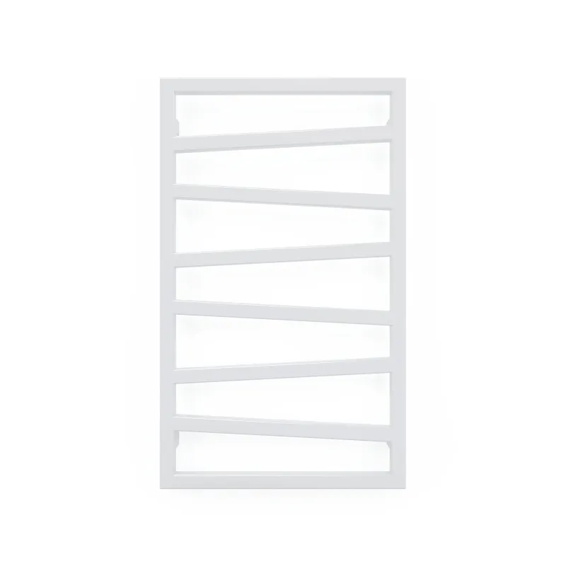 Ar ūdeni apsildāms dvieļu žāvētāja stienis Terma ZigZag, ral 9016 krās., 50 cm x 83.5 cm, 300 W