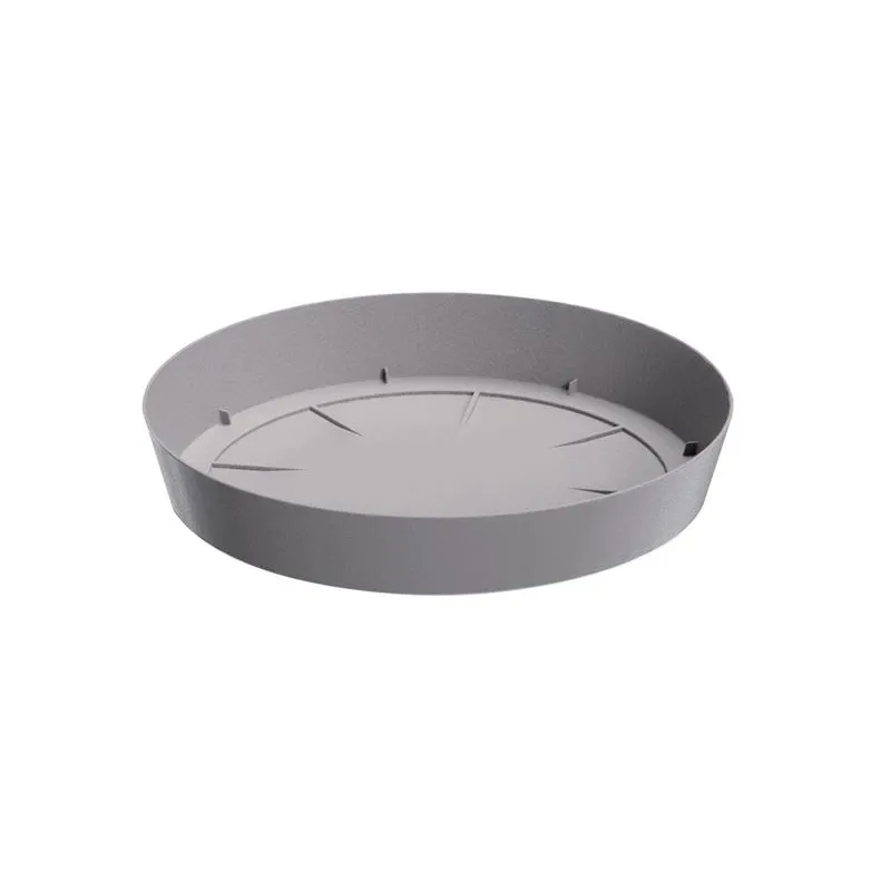 Puķu poda šķīvis Prosperplast, pelēka krās., 30 cm