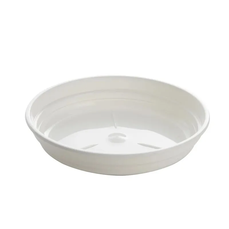 Puķu poda šķīvis Uniplastex UPO13, balta krās., 13 cm