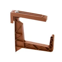 Vazono laikiklis Uniplastex, plastikas, ruda sp.